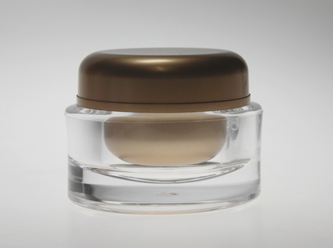Articolo: VASO CREMA OVALE ML. 50 ORO VETR., Codice: VC-0100-09